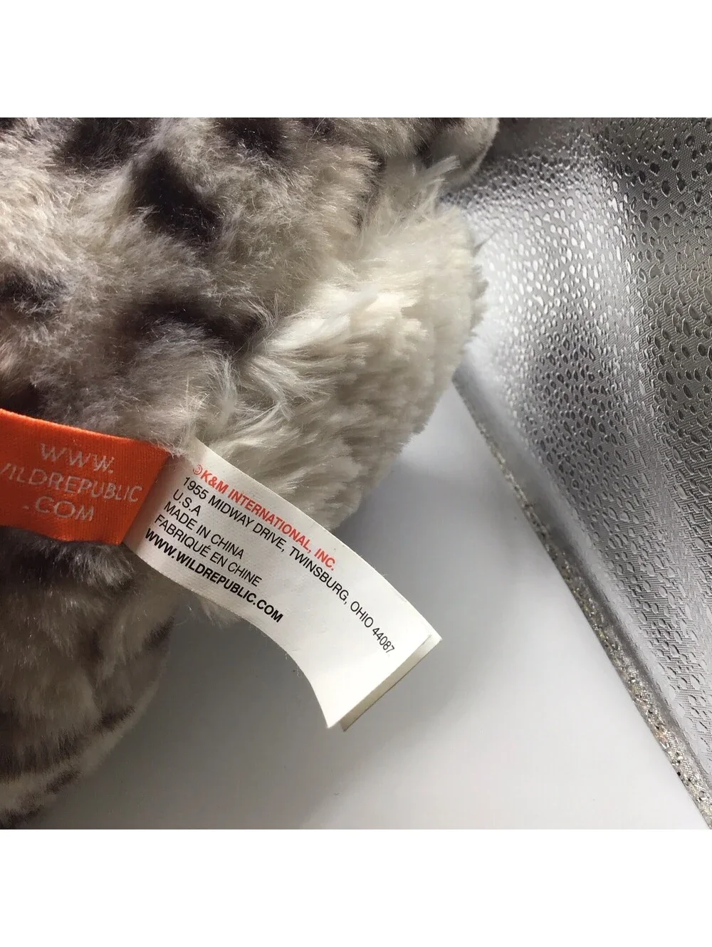 Wild Republic Snow Leopard Cub Stuffed Animal 12